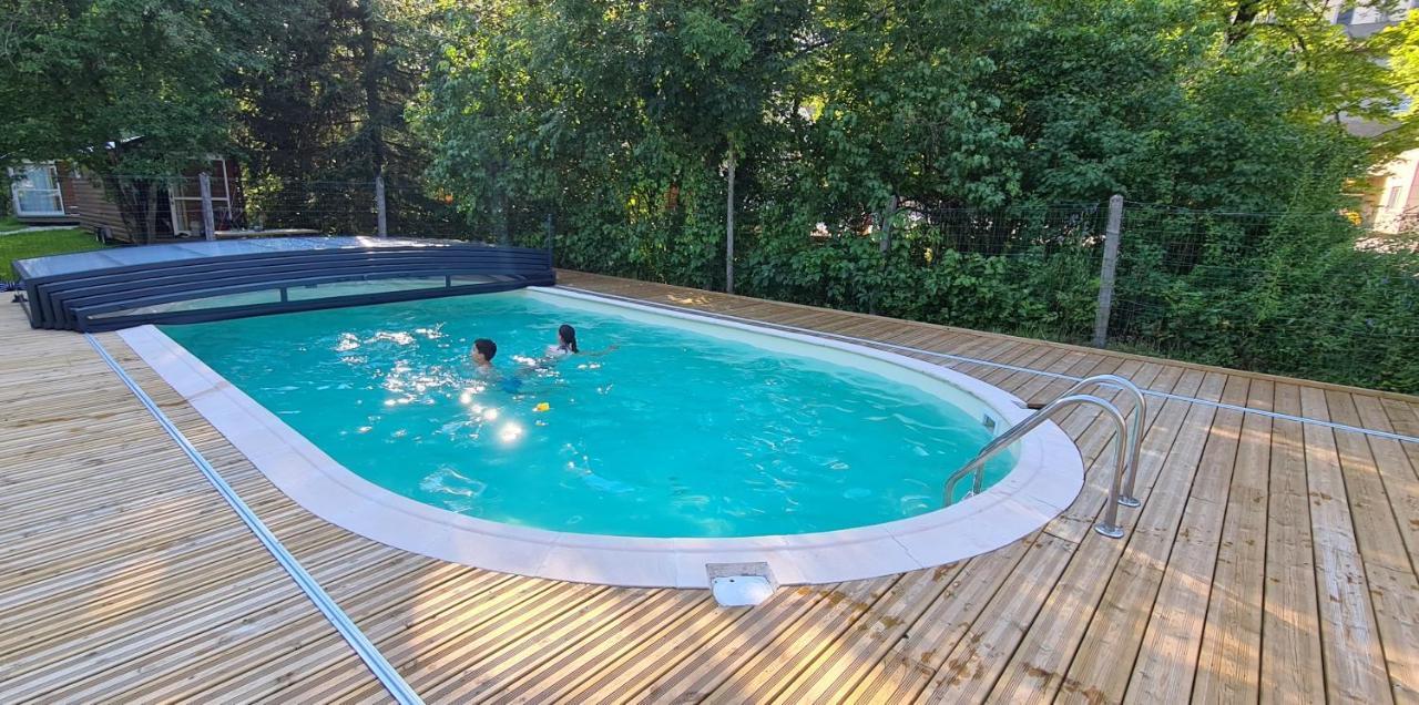 Roulottes Gites - Auberge De La Riviere Foncine-le-Haut Εξωτερικό φωτογραφία